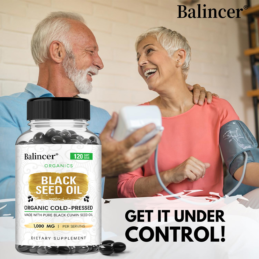 Black Seed Oil Capsule - Organic Black Cumin Seed Oil 1000mg