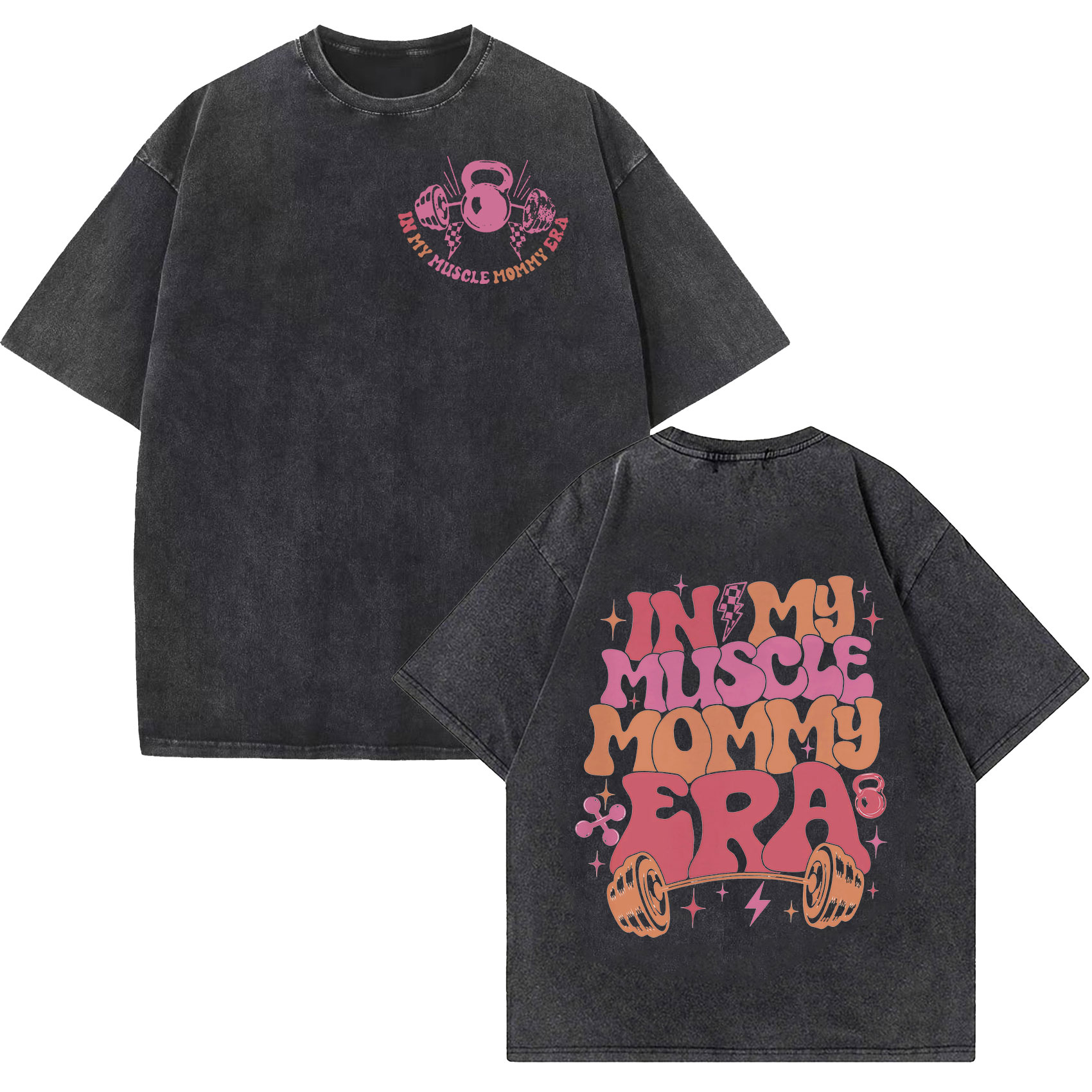 Vintage Acid Washed Distressed - Nutrition Fitness Gym recension och pris