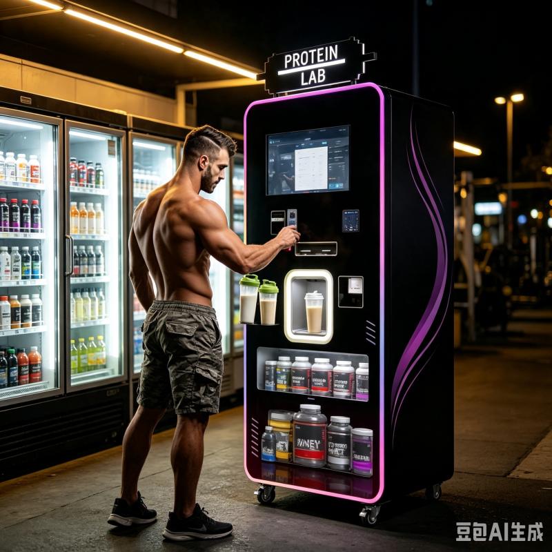 Protein Shake Vending Machine  - Nutrition Fitness Gym recension och pris