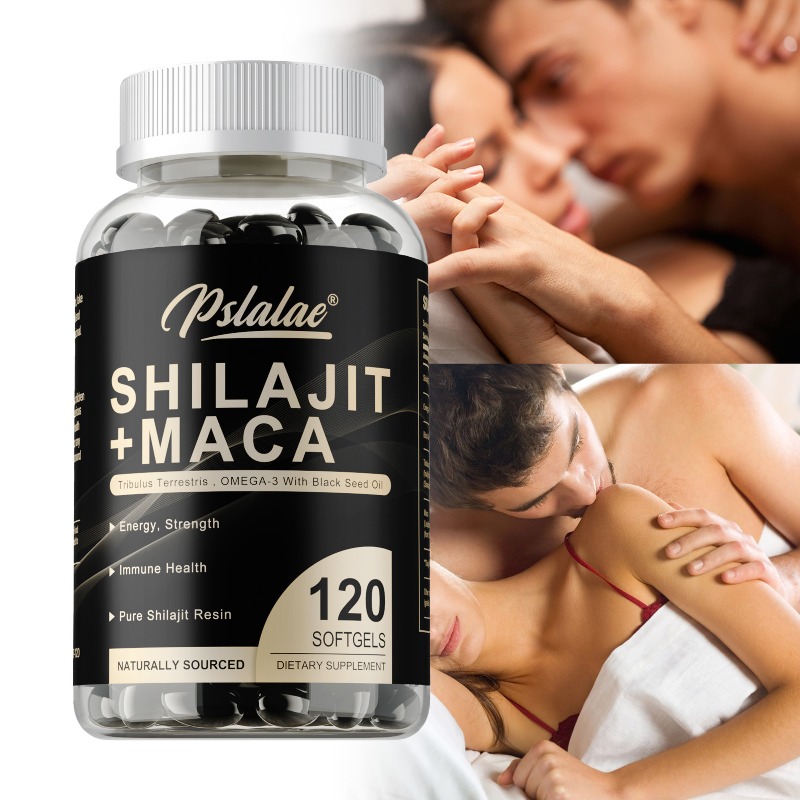 Shilajit + Maca - Boosts Energ - Black Seed Oil Capsule recension och pris