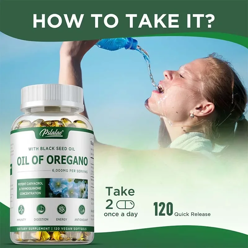 Oregano Oil Capsules - Antioxi - Black Seed Oil Capsule recension och pris