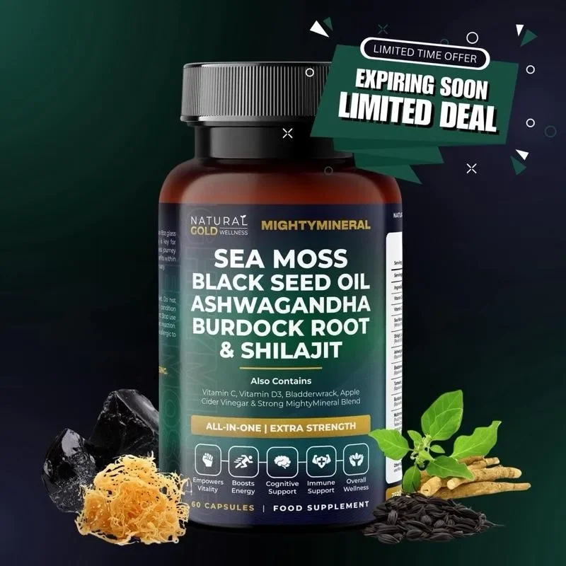 Black Seed Oil, Shilajit, Sea  - Black Seed Oil Capsule recension och pris